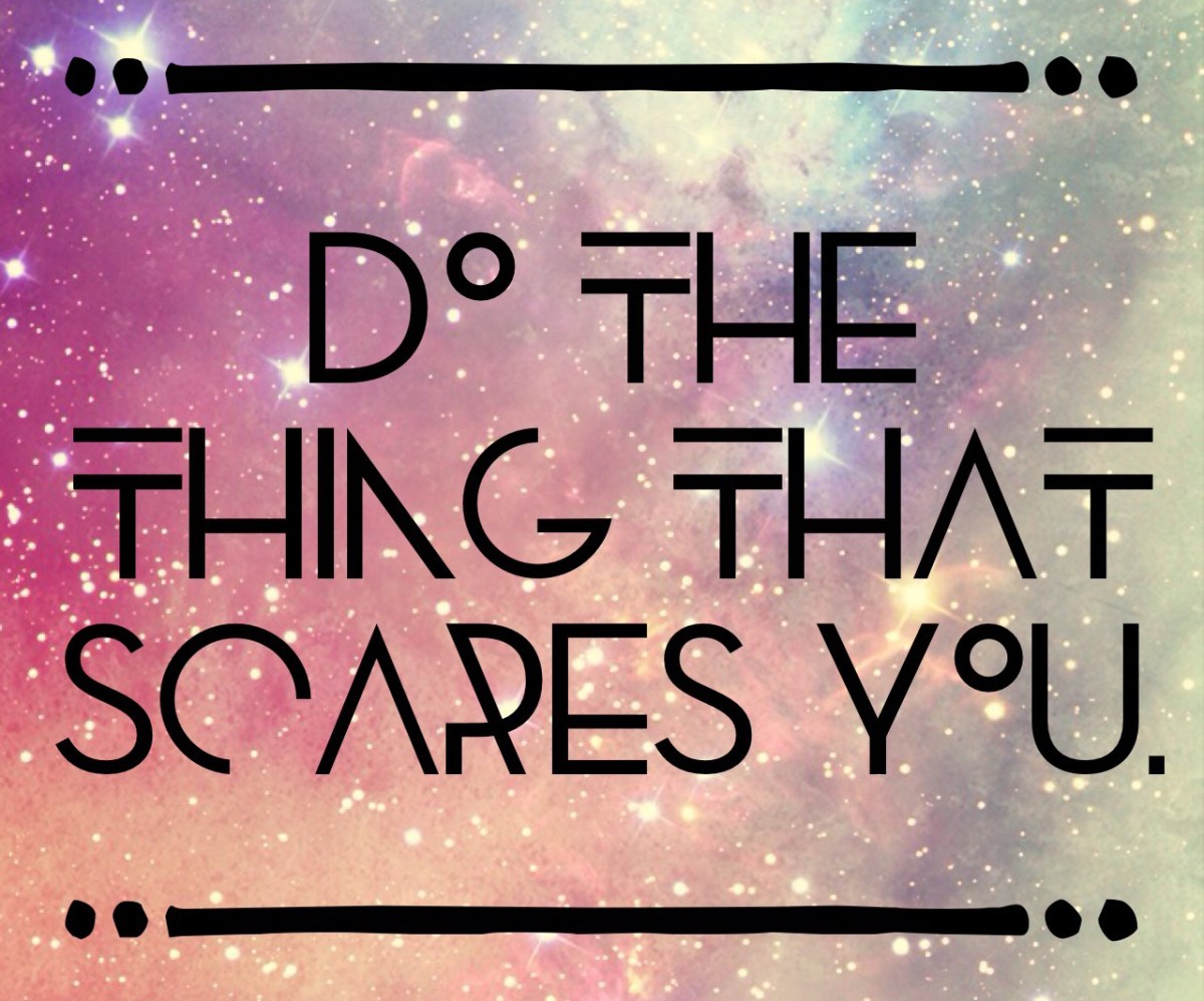 Do The Thing That Scares You! – i IMAGINE (blank)